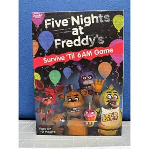 Five Nights at Freddy's Board Game SURVIVE 'TIL 6 AM FNAF Board Game Funko